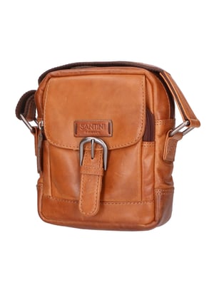 Santini schoudertas unisex TAN