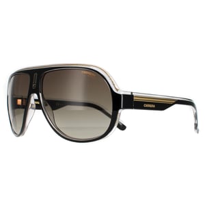 Carrera Aviator unisex zwart goud bruin gradiënt speedway/n