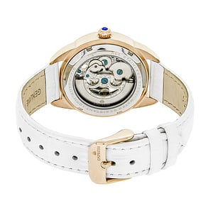 Keizerin Godiva automatisch MOP horloge met leren band