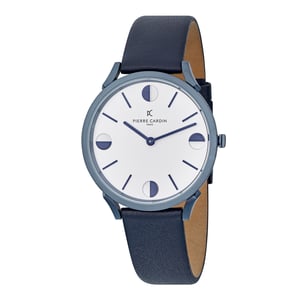 Pierre Cardin Pigalle Half Moon Unisex Horloge Blauw CPI.2009