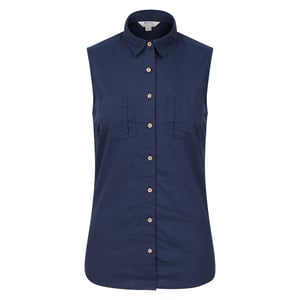 Mountain Warehouse Dames/Dames Kokosnoot Mouwloos Shirt (Marine)