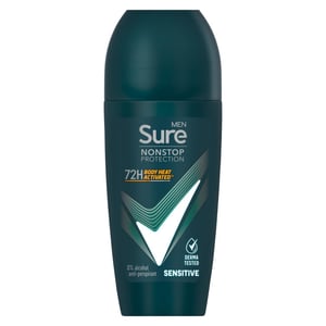Sure Men Sensitive Anti-perspirant 72H Nonstop Protection Roll On Deo, 3x50ml