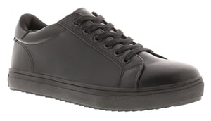 Platino Womens School Shoes Trainers Pumps Drawn Lace Up black