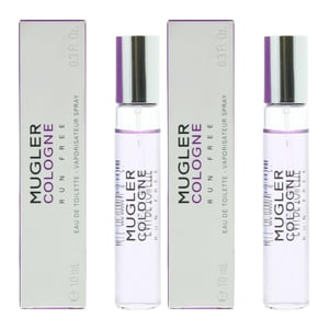 Mugler Cologne Run Free Eau de Toilette 10ml Travel Spray x 2