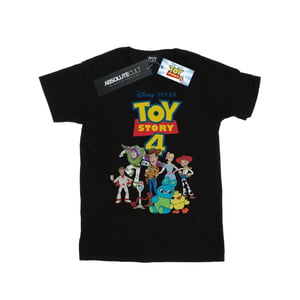 Disney Mens Toy Story 4 Crew T-Shirt (Black)