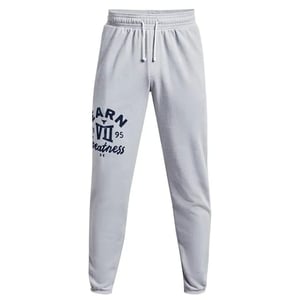 Under Armour Project Rock heren grijs zwaargewicht badstof broek