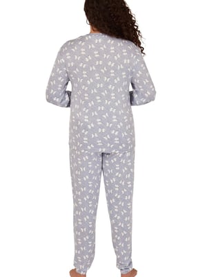 Penguin Print Long Sleeve Pyjama Set