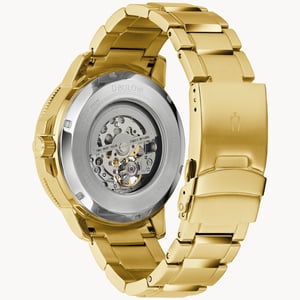 Bulova Marine Star Heren Gouden Horloge 97A174
