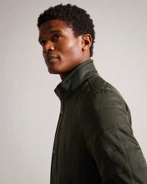 Ted Baker Humber Quilted Jacket, Khaki