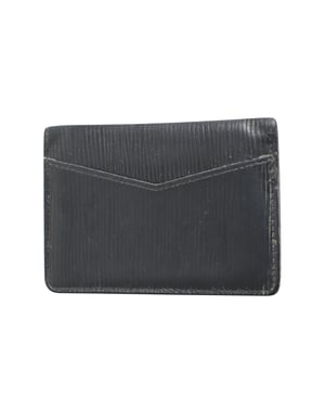 Louis Vuitton Pocket Organizer in Zwart Leer