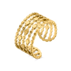 Luxe ring in 18K geel goud - Zaie
