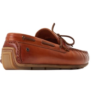 Base London Brooks Leren Herenpantoffels Burnt Tan
