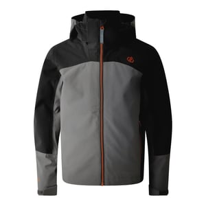 Dare 2B Childrens/Kids Explore II Waterproof Jacket (Black/Granite Grey)