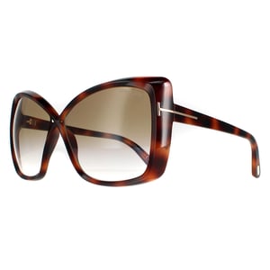 Tom Ford Butterfly Womens Blonde Havana Brown Gradient FT0943 Jasmin Zonnebril