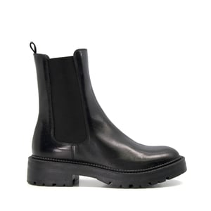 Dune Ladies PICTURE Leather Cleated Biker Boots Picture