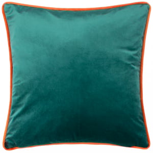 Kate Merritt Lion Piped Velvet Cushion Cover