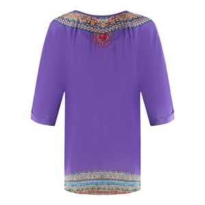Inoa Tivoli Gardenia 12009 paarse zijden vistop