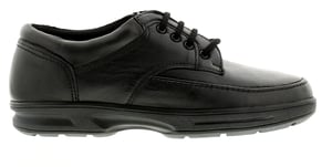 Dr Keller Brian Mens Leather Casual Shoes Black