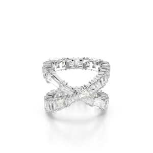 Swarovski 'Hyperbola' Vrouwen Ring van Basismetalen - Zilver 5677632