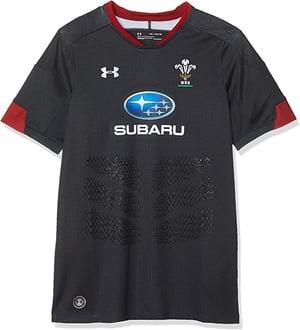 Under Armour Welsh Rugby Union WRU Korte Mouw Jeugd Rugby Top 1298993 017