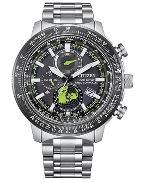 Citizen Promaster Geo Trekker Men's Silver Watch BY3006-53E