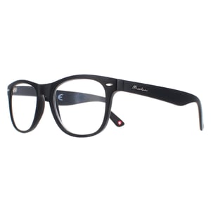 Montana Square Unisex Black Glasses