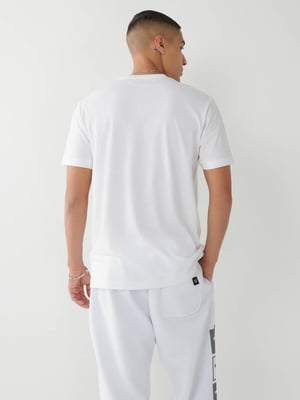 Registered Horseshoe Logo Tee in White