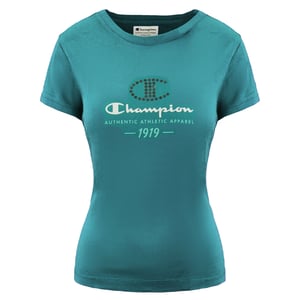 Champion Graphic Womens Aqua T-Shirt
