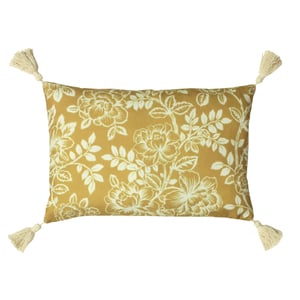 Paoletti Somerton Floral Tasselled Cushion Cover