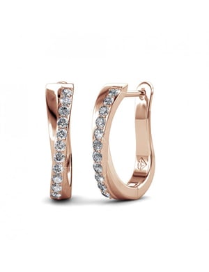 Criss oorbellen - Oostenrijks kristal