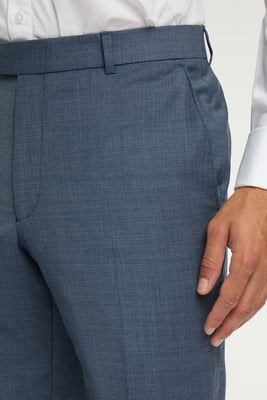 Regular Fit Blue Trousers