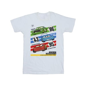 Disney Mens Cars Piston Cup Champions T-Shirt (White)