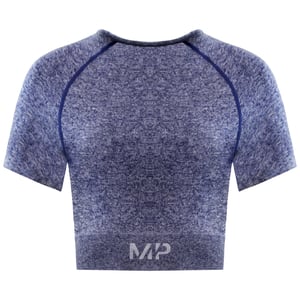MyProtein Curve Womens Galaxy Blue Crop Top