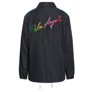 Palm Angels Miami-logo zwarte jas