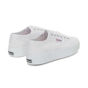 Superga Womens/Ladies 2740 Lace Up Platforms (White)
