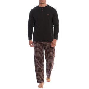 KLP4 Långärmad vinterpyjamas för män