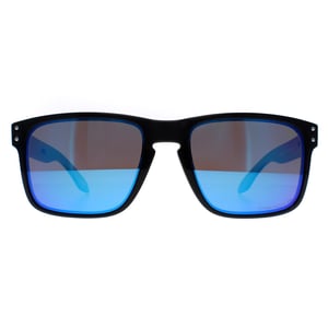Oakley Holbrook OO9102-W7 zwarte inkt prizm sapphire gepolariseerde zonnebril
