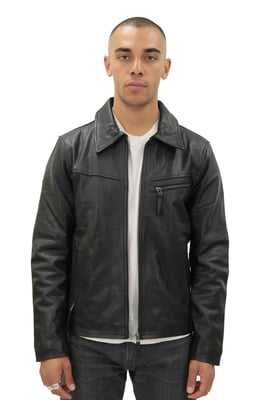Harrington koeienhuid leren herenjack-Lima