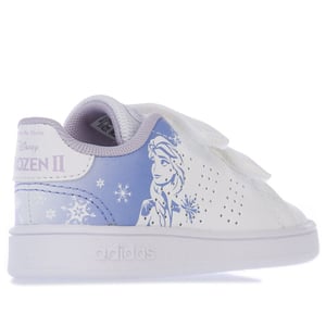 Girl's adidas Infant Frozen II Advantage Trainers in White