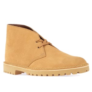 Men's Clarks Originals Desert Rock Shoes in Brown