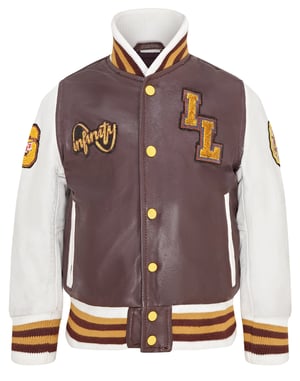 Letterman leren Varsity College bomberjack voor kinderen