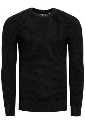 Rusty Neal Casual Fit Trui Svart
