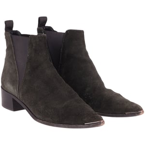 Acne Studios Jensen Ankle Boots in Black Suede
