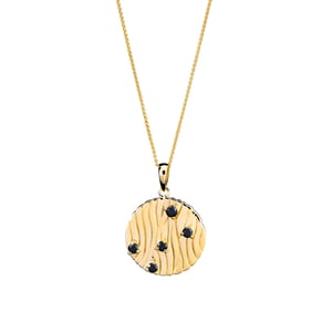 Orphelia 'Babette' Women's 925 Sterling Silver Set: Necklace + Earrings + Ring - Gold SET-7504/G
