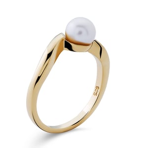 Orphelia Dames 925 Sterling Zilveren Ring - Goud ZR-7507/G
