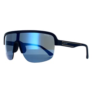 Police zonnebril SPLB47M Arcade 3 6QSB Matte Midnight Blue Blue Mirrored
