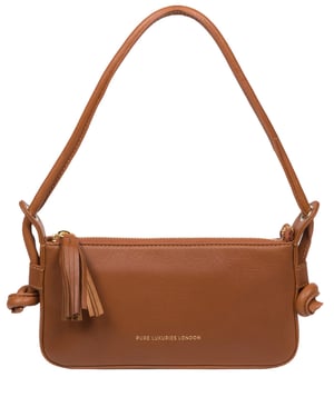 'Taylor' Oak Nappa Leather Grab Bag