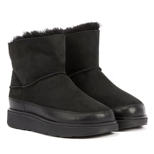 FitFlop Shearling Dameslaarzen Zwart