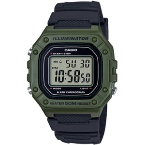 Casio Casio Collection Men's Black Watch W-218H-3AVEF