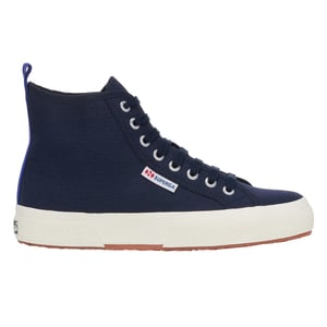 Superga Unisex Adult 2750 Cotton Mid Cut High Tops (Navy/Spectrum Blue/Avorio)